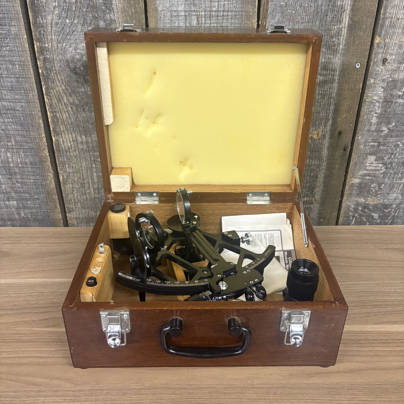ASTRA III B Marine Sextant by Changzhou Marine Equipment Plant with Fitted Case
