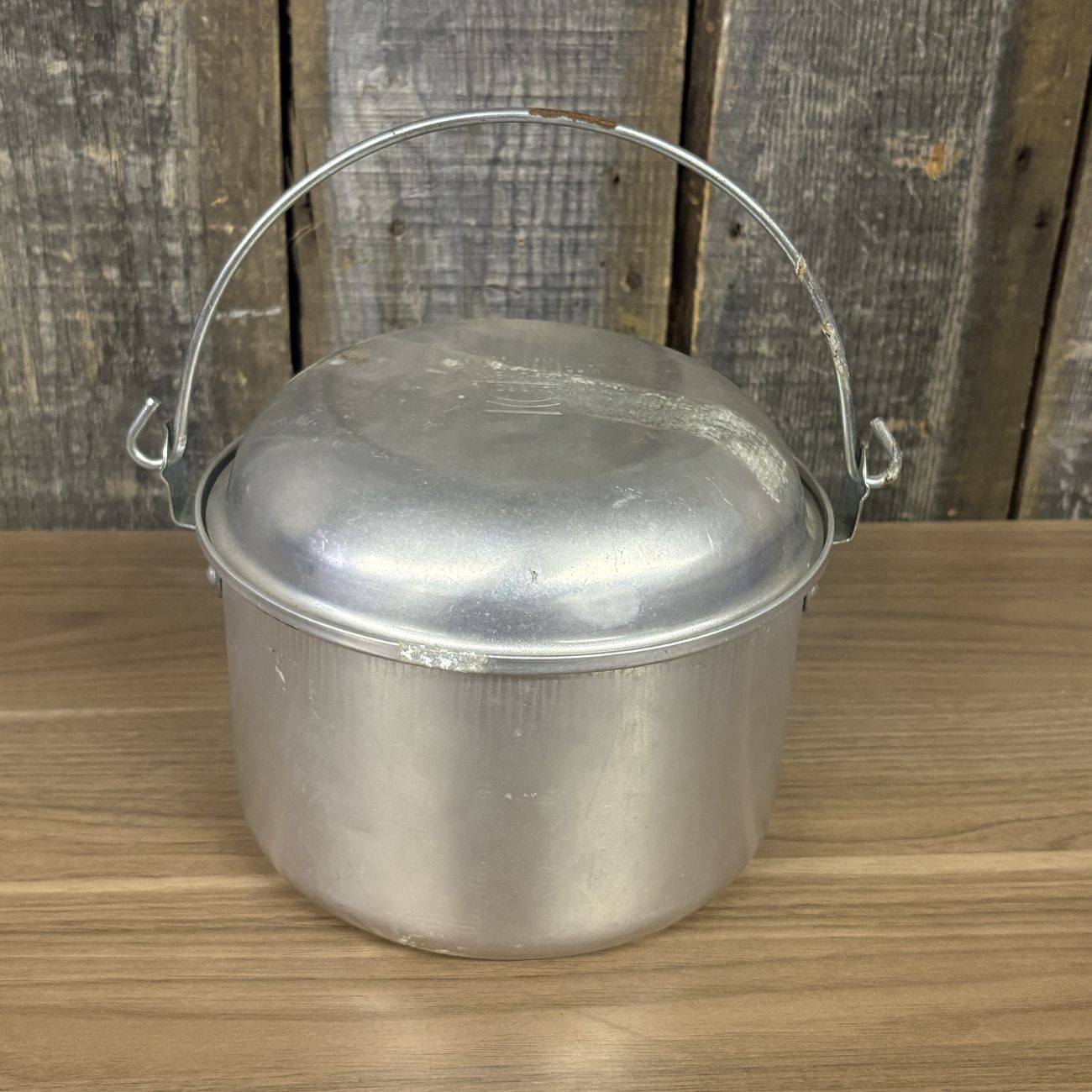 A Set of Vintage Mirro Aluminum Nesting Camping Cookware