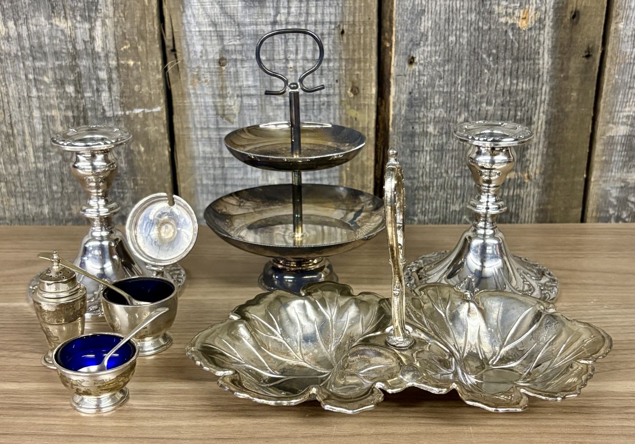 An Assortment of Gorham and Other Silver Plated Table Service Items