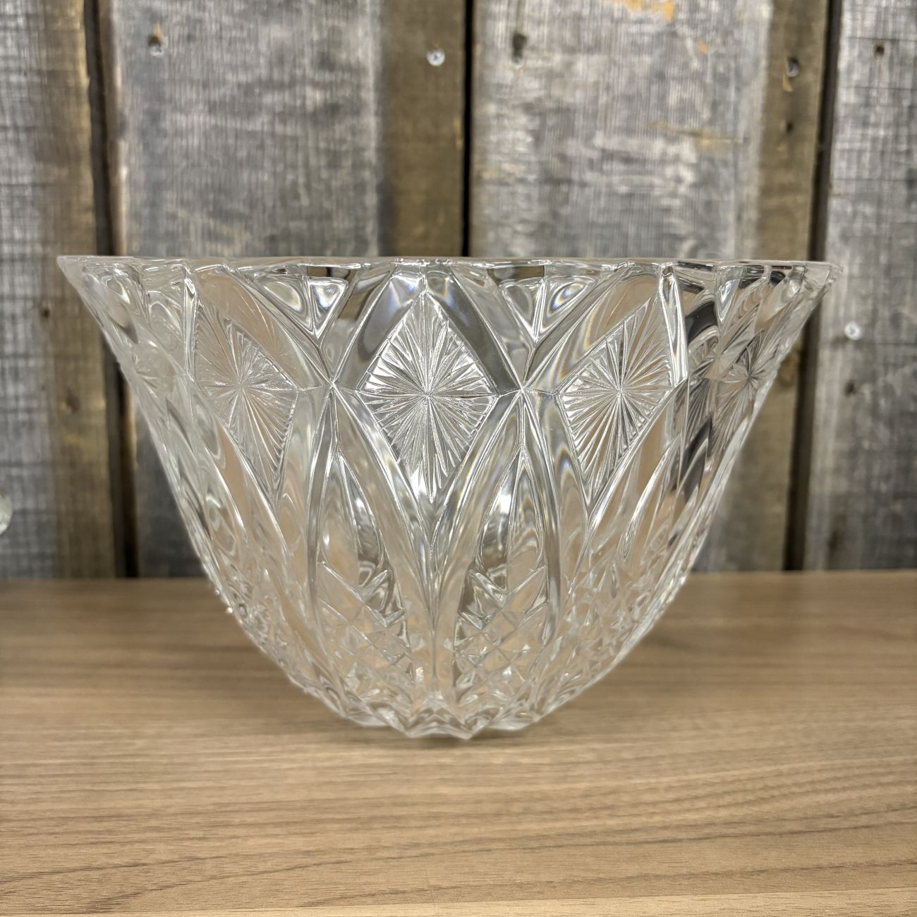 Trio of Vintage Clear Art and Pressed Glass Including Imperial Glass 474 Pattern