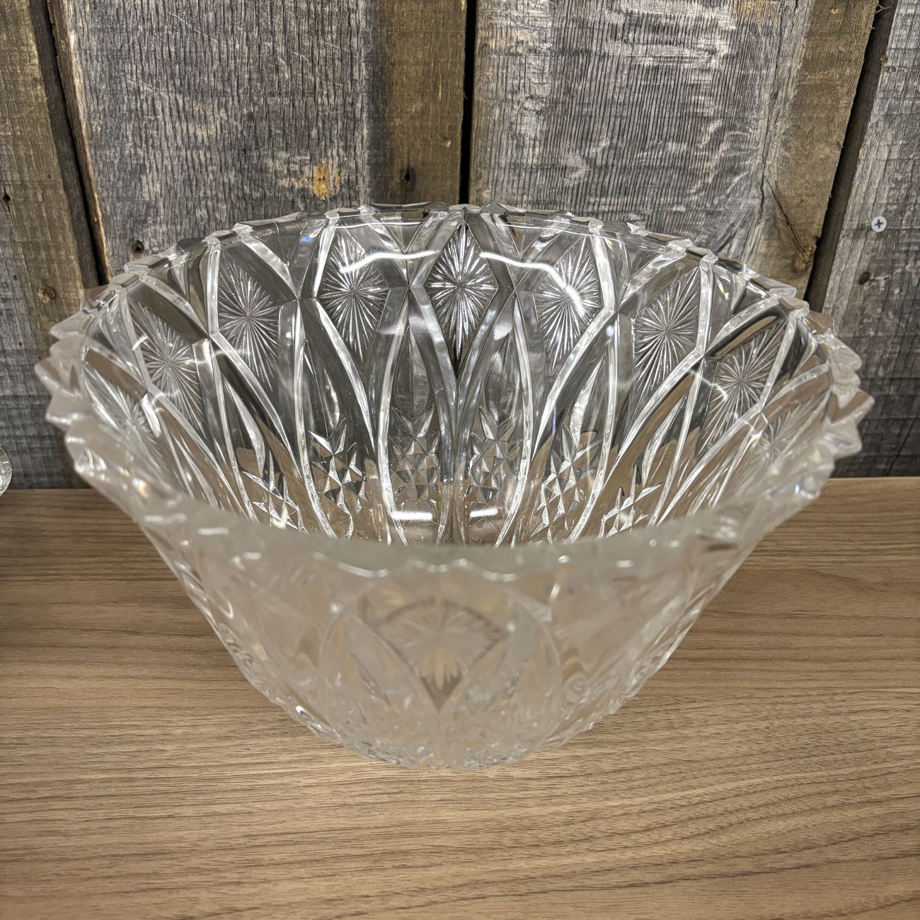 Trio of Vintage Clear Art and Pressed Glass Including Imperial Glass 474 Pattern