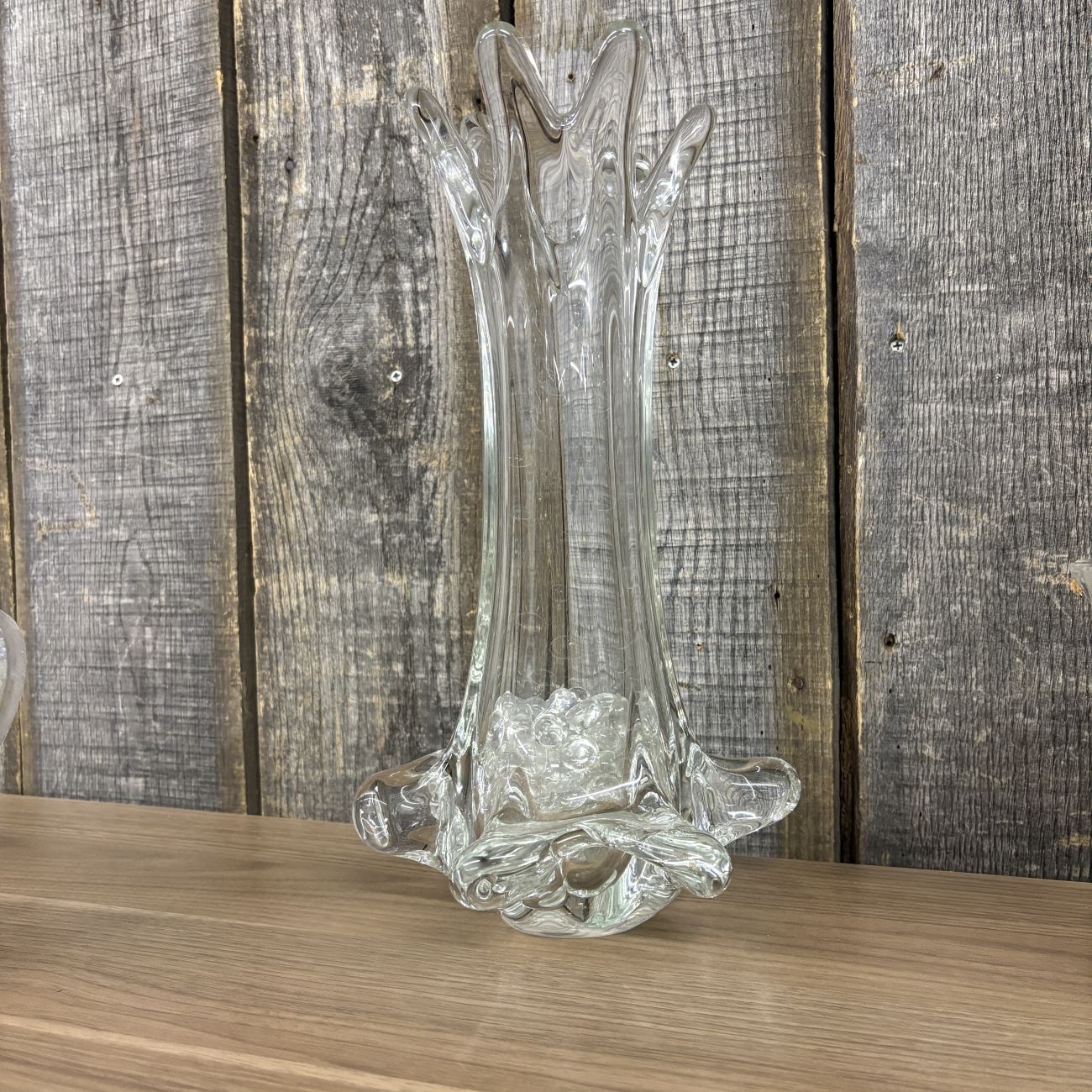 Trio of Vintage Clear Art and Pressed Glass Including Imperial Glass 474 Pattern