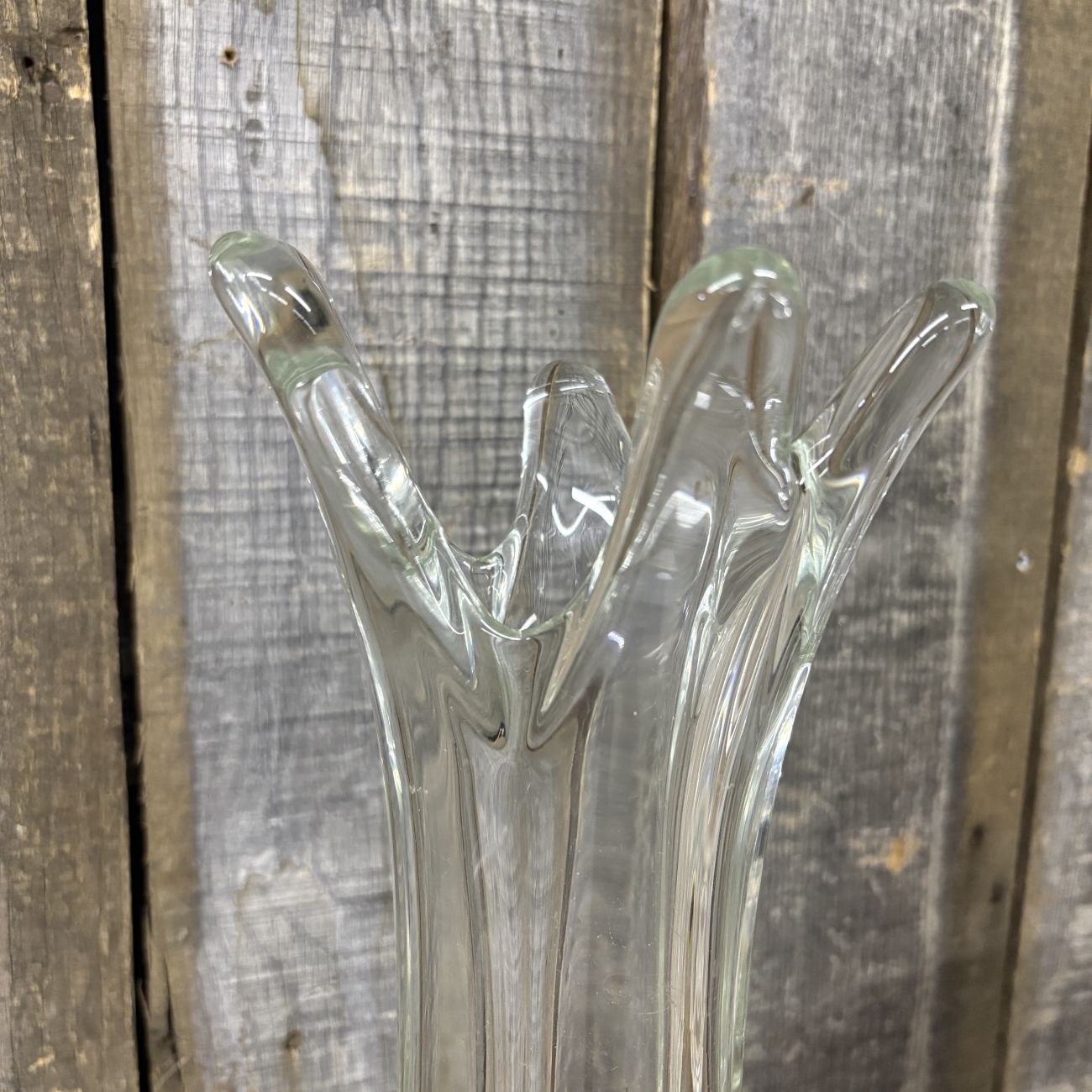 Trio of Vintage Clear Art and Pressed Glass Including Imperial Glass 474 Pattern