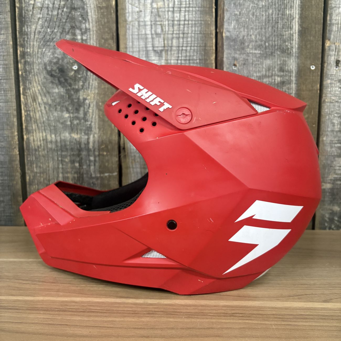 Shift White Label Full Face Motocross Helmet Red Size XXL