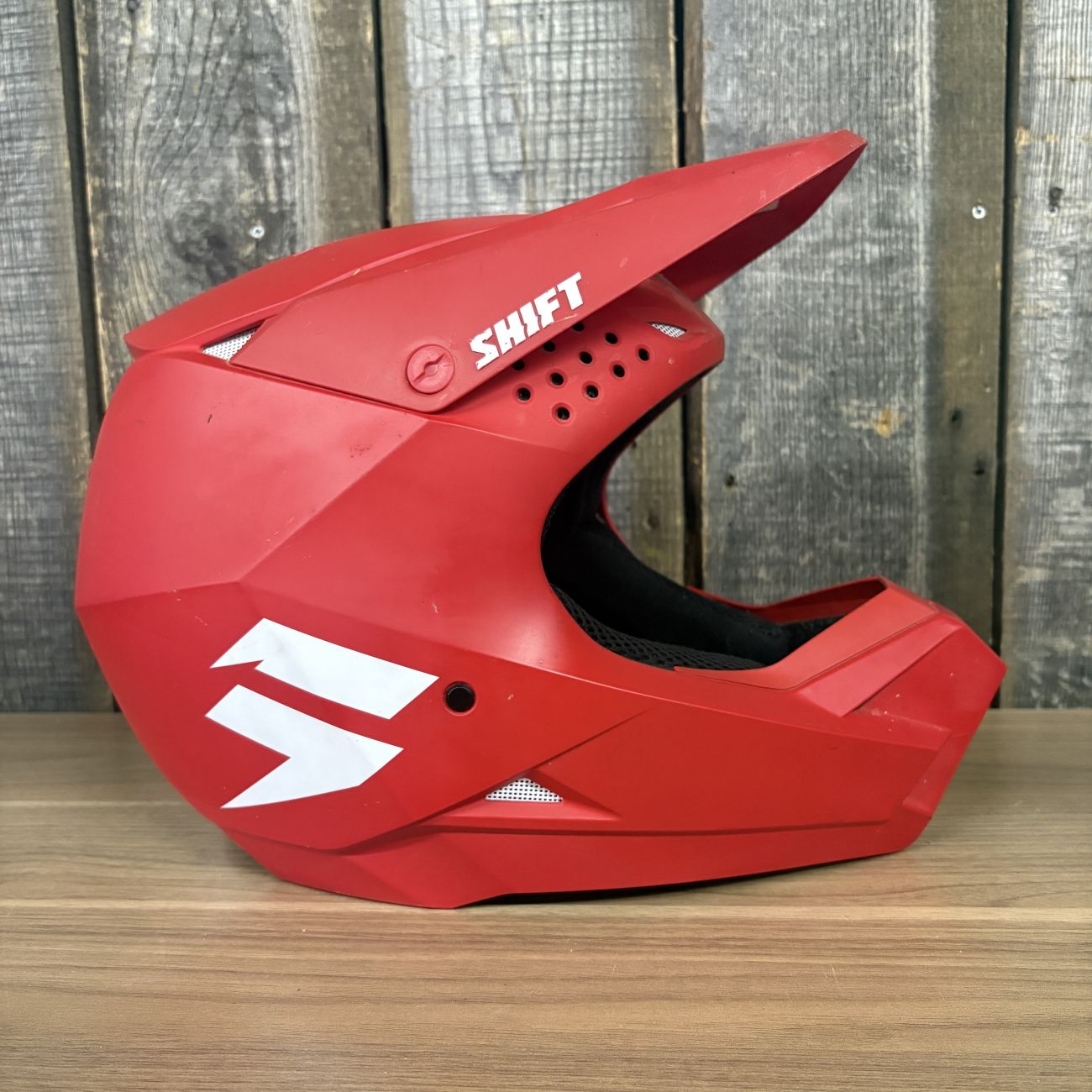 Shift White Label Full Face Motocross Helmet Red Size XXL