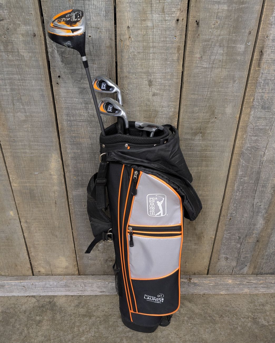 PGA TOUR G1 Power Launch Junior Golf Club Set and Stand Bag