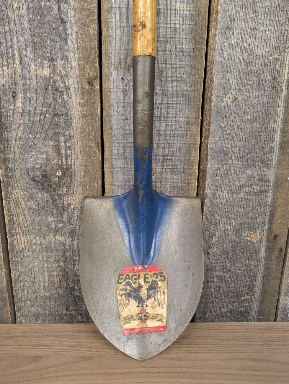 Vintage Belknap Eagle 25 Round Point D-Handle Shovel