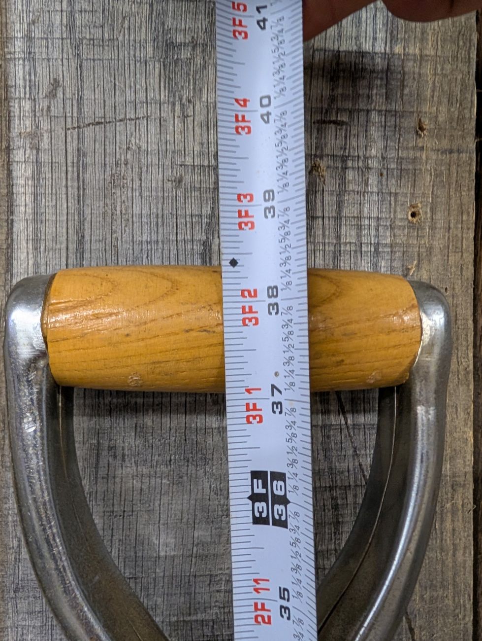 Vintage Blue Grass Brand Round-Point Digging Shovel with D-Handle