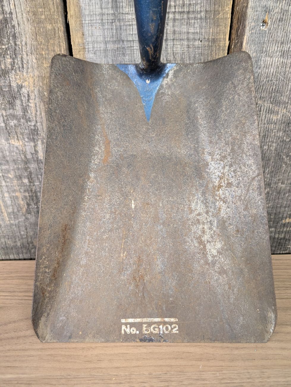 Vintage Blue Grass No. BG102 D-Handle Square Point Shovel by Belknap Inc.