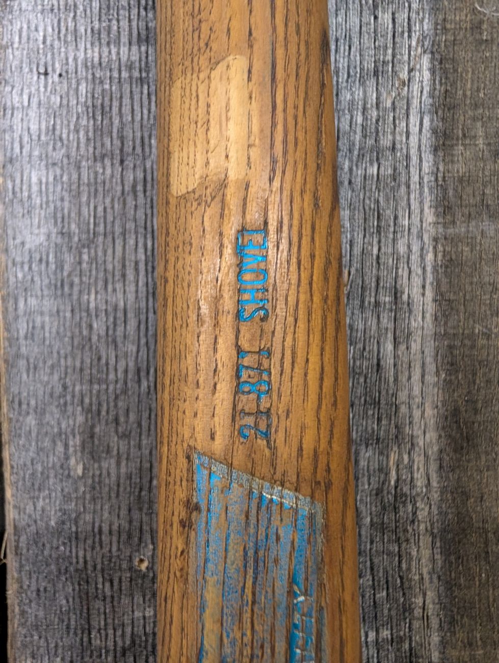 Vintage Belknap Blue Grass True Temper Taper Forged D-Handle Drain Spade