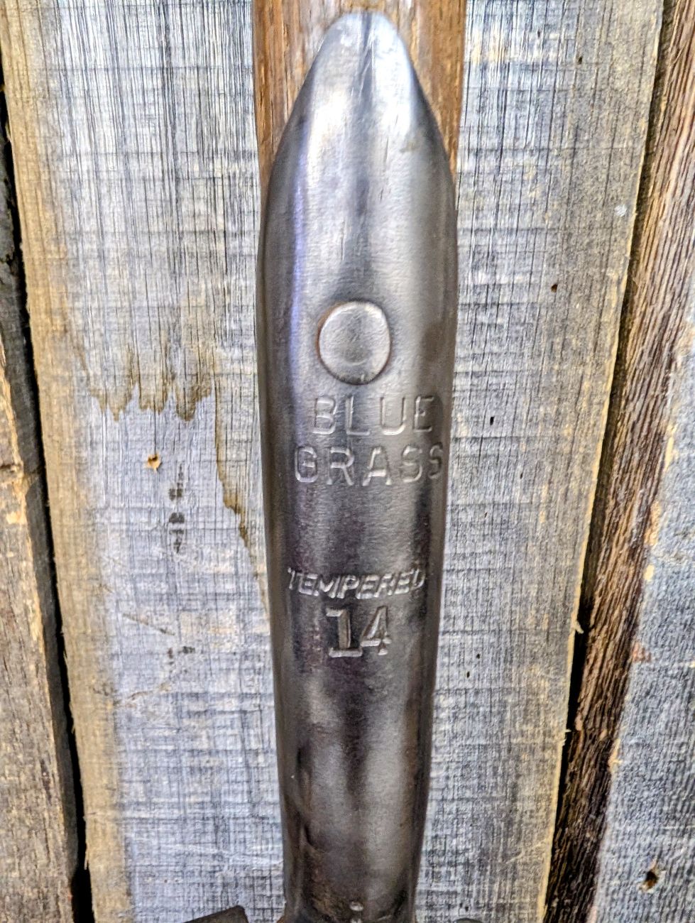 Blue Grass No. 14 Tempered Steel Sharpshooter Drain Spade Shovel
