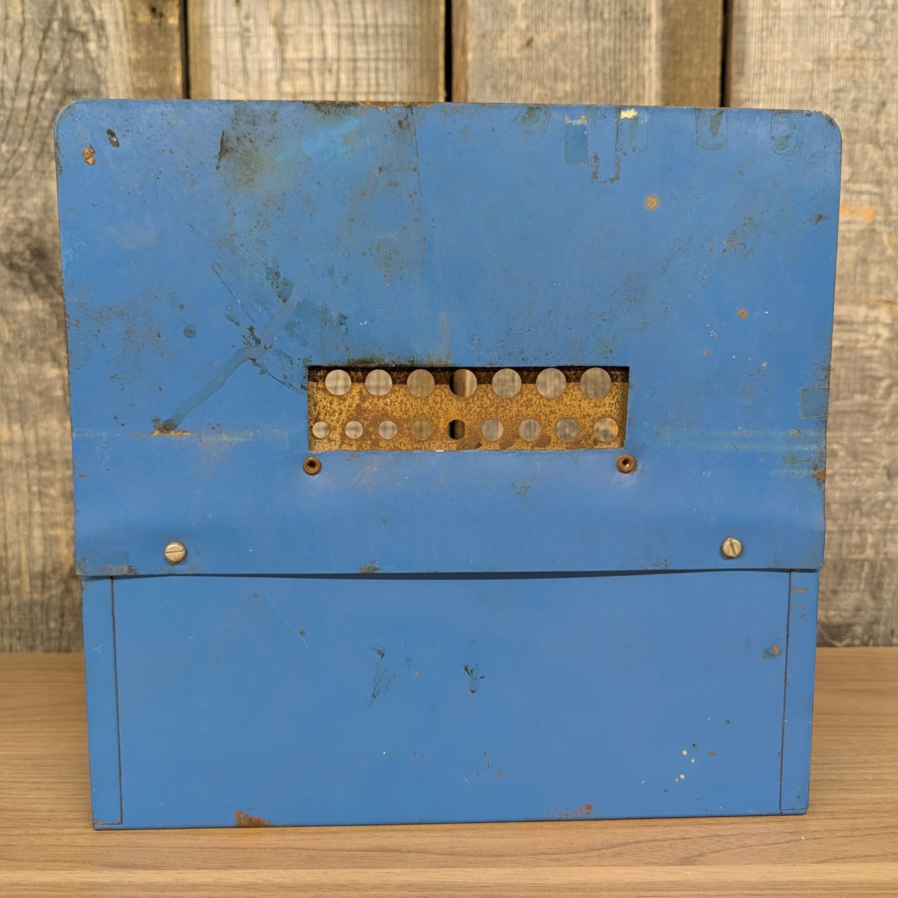 Vintage Belknap Blue Grass High Speed Twist Drill Countertop Retail Display Case