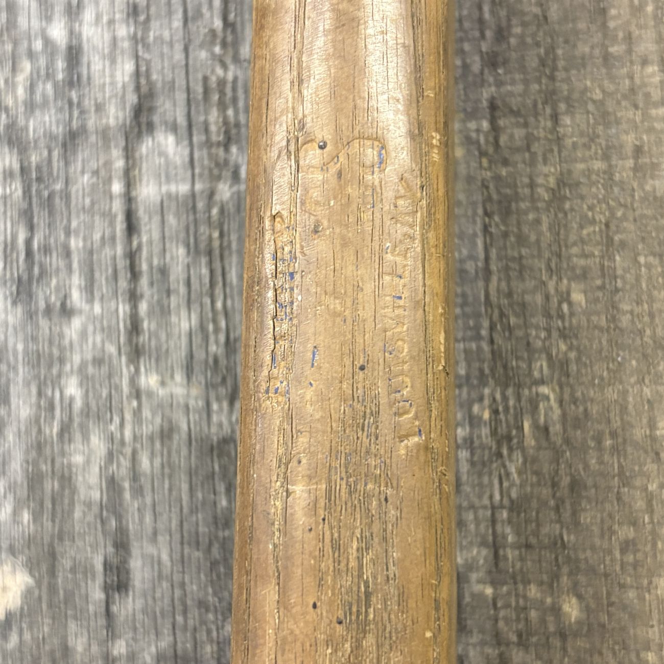Two Antique Blue Grass Brand Agricultural Hand Tools