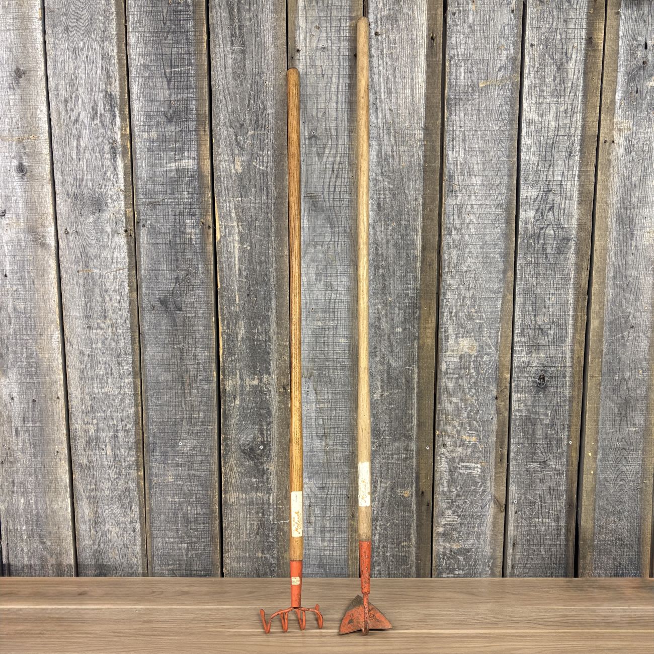 A Pair of Vintage Belknap Mohawk Long-Handled Garden Tools