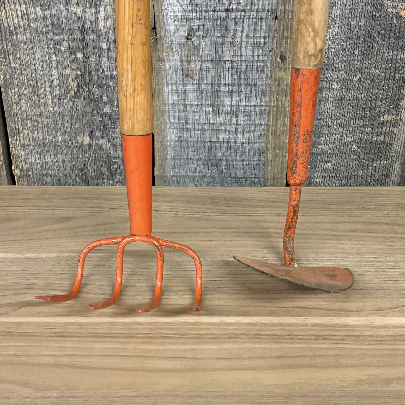 A Pair of Vintage Belknap Mohawk Long-Handled Garden Tools