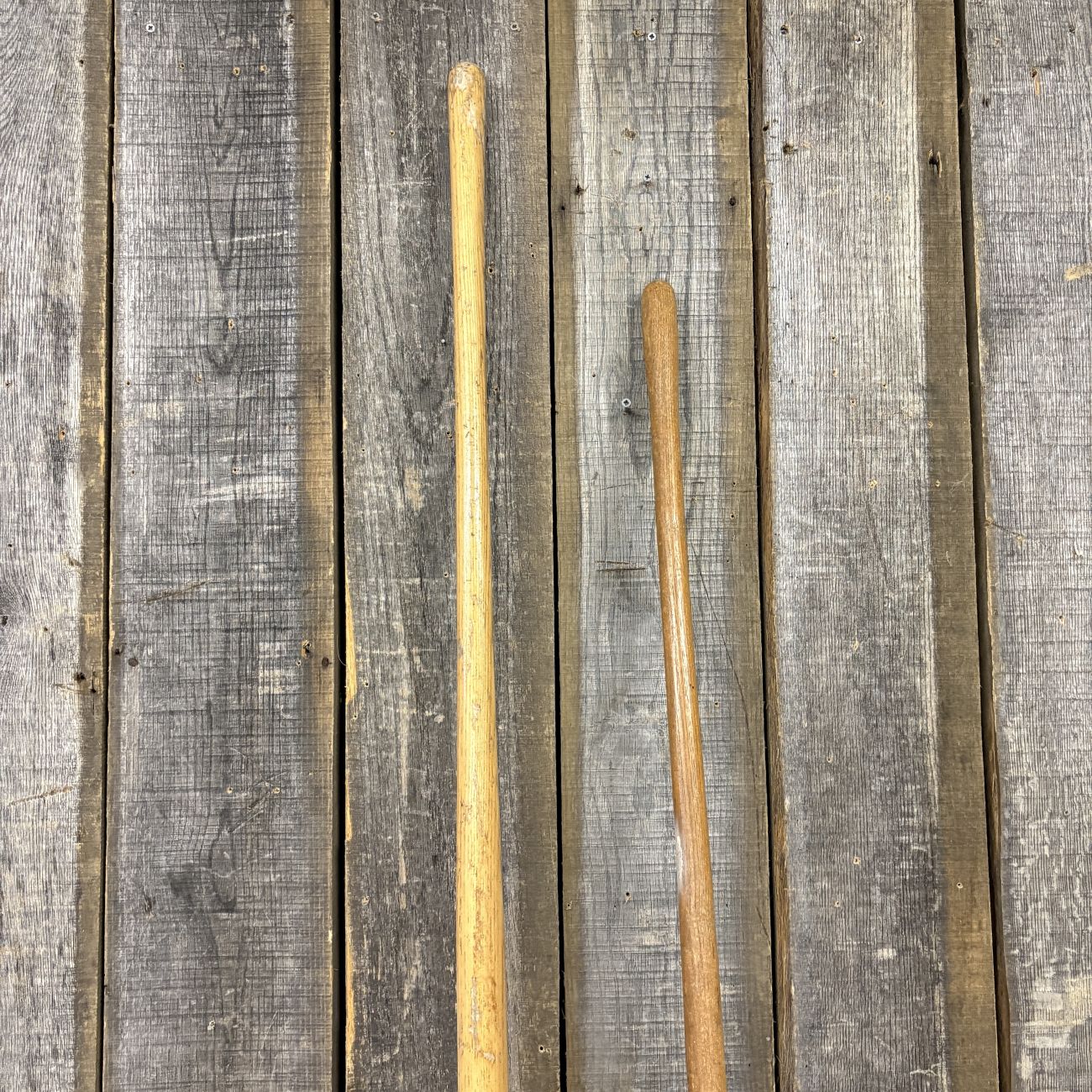 A Pair of Vintage Belknap Blue Grass Long-Handled Garden Tools