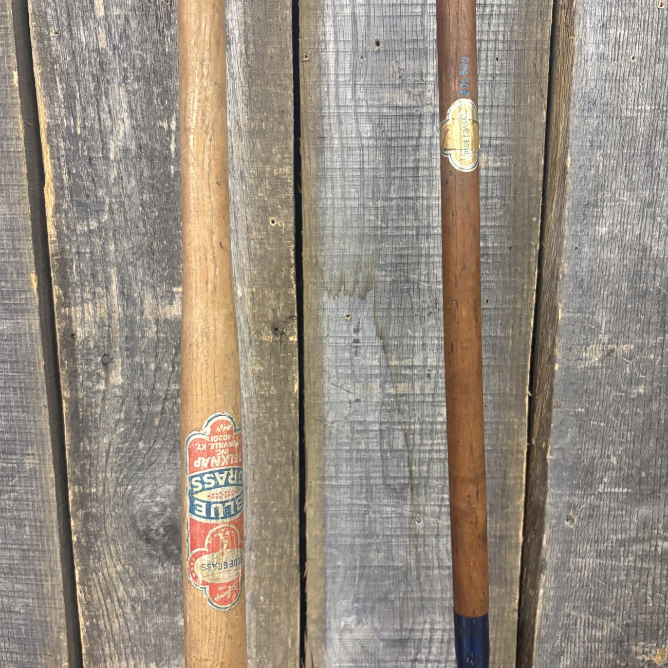 Two Belknap Blue Grass Vintage Garden Tools Including Hoe and Grass Whip