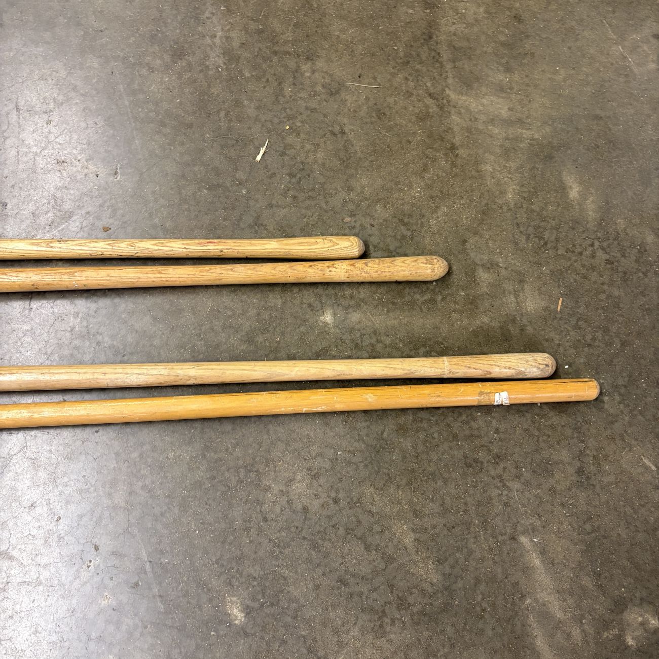 A Group of Belknap Blue Grass and Blue Ribbon Vintage Replacement Tool Handles