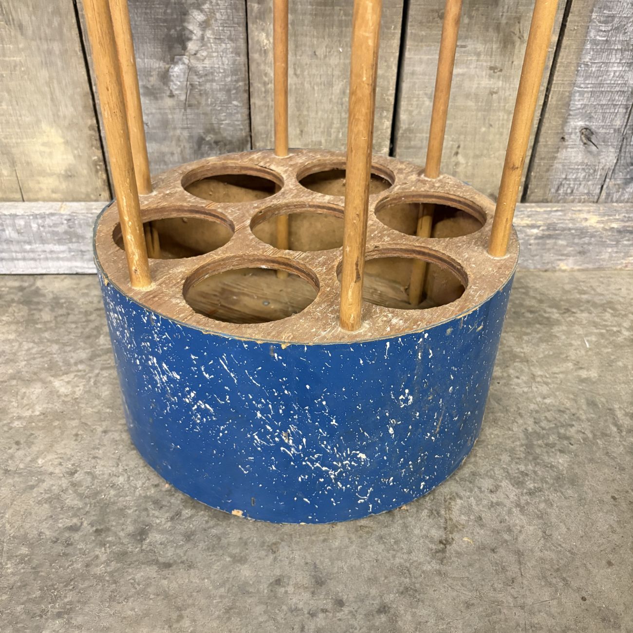 Belknap Hardware and Manufacturing Company Vintage Wooden Retail Display Rack