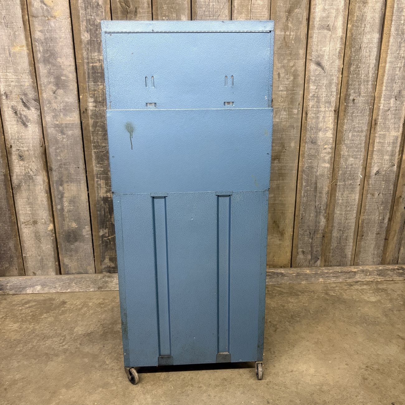 Blue Grass Model 2591 Vintage Three Piece Industrial Rolling Tool Chest Workstation