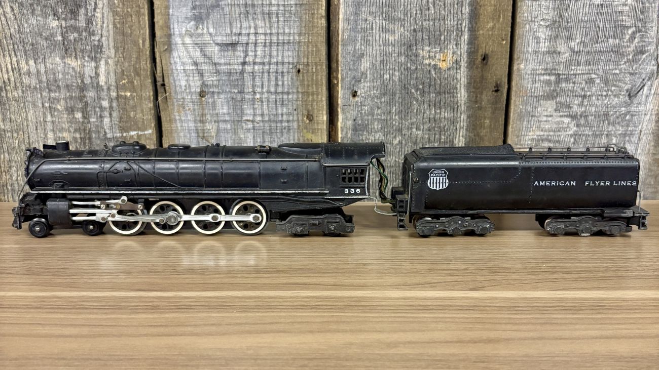 American Flyer No. 336 Union Pacific Northern 4-8-4 Steam Locomotive and Tender