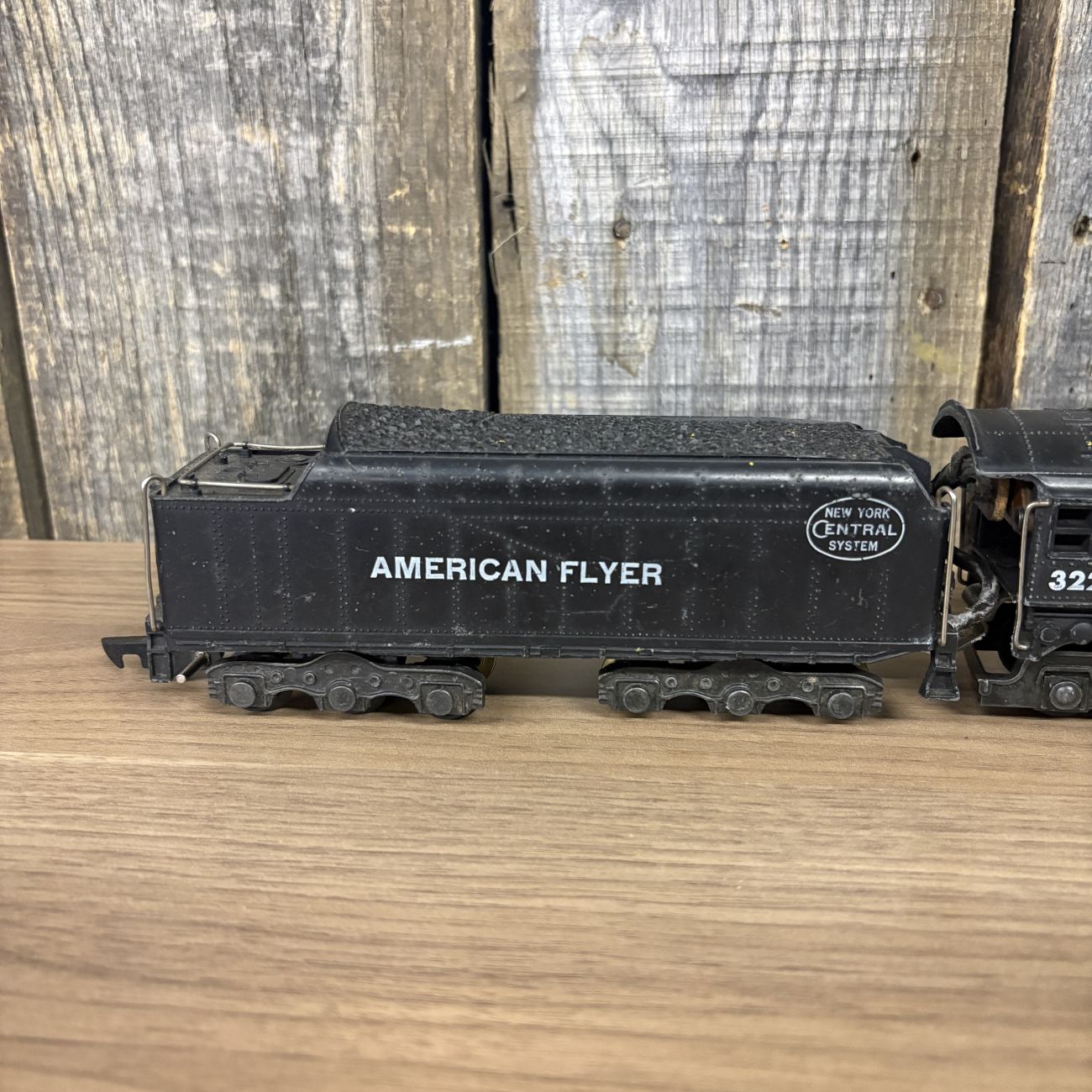 American Flyer S-Gauge New York Central 322 AC Steam Locomotive and Tender
