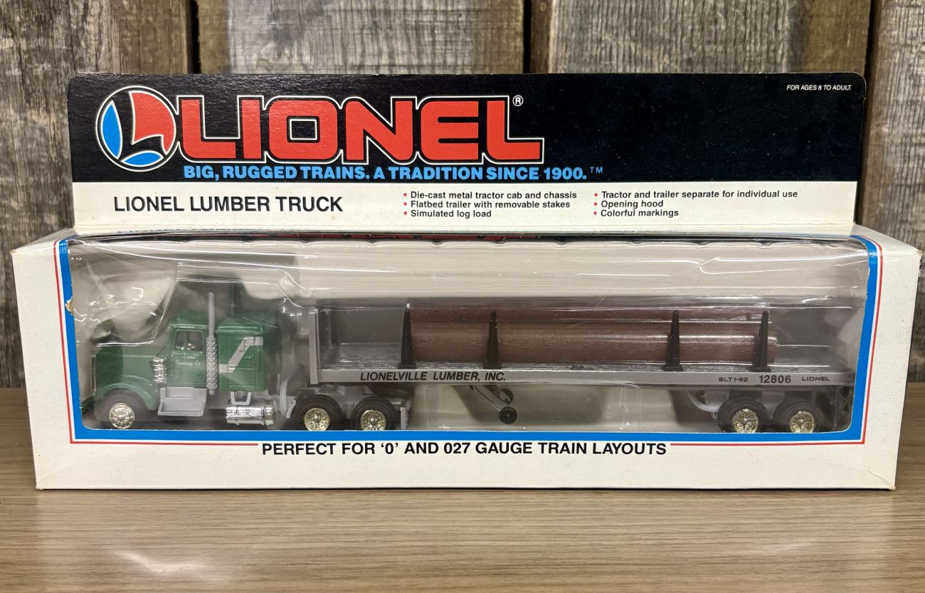 Lionel Lumber Truck Model 6-12806 for O and O27 Gauge Layouts