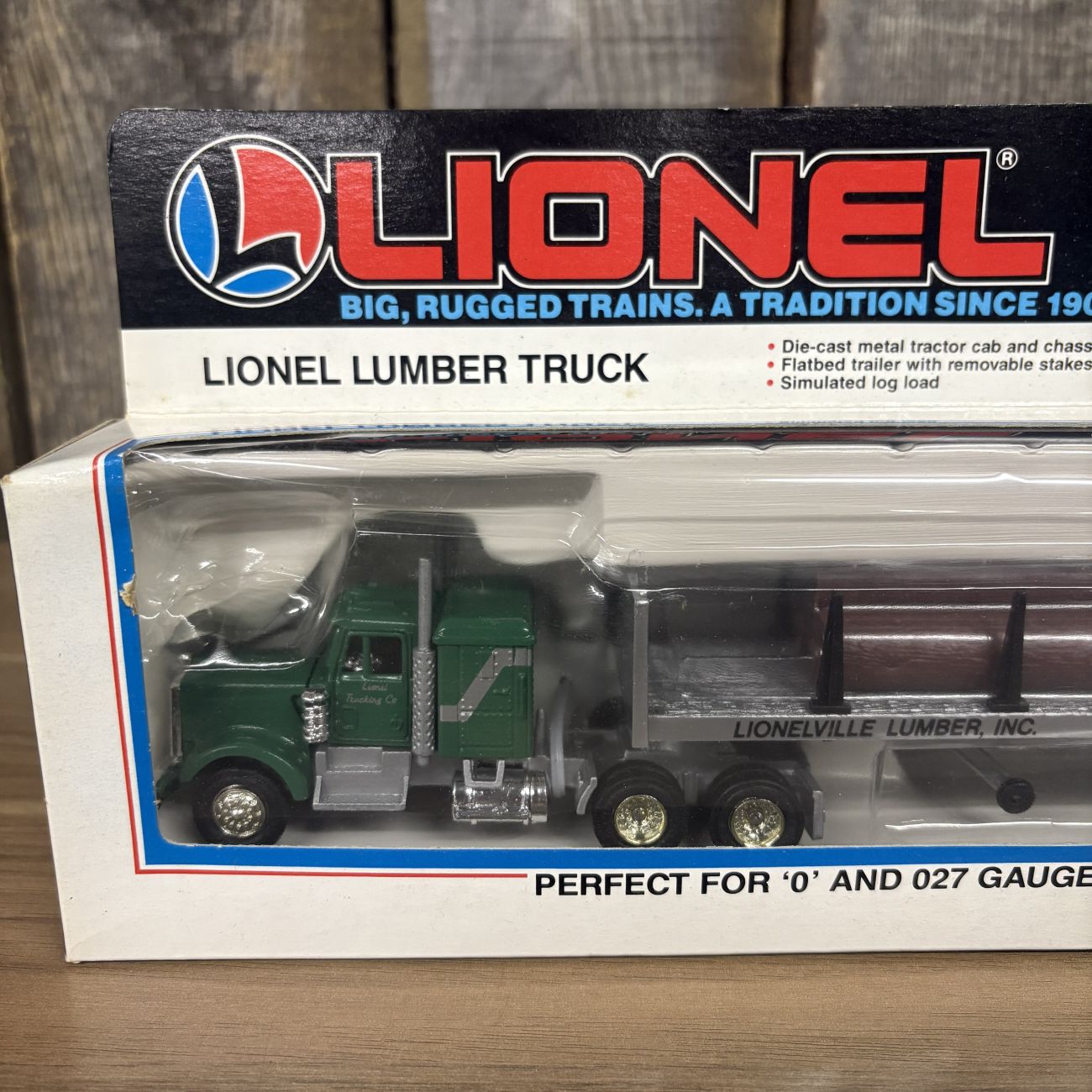 Lionel Lumber Truck Model 6-12806 for O and O27 Gauge Layouts