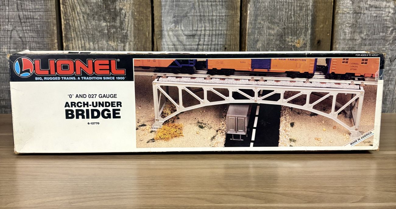 Lionel 6-12770 O and O27 Gauge Arch-Under Bridge