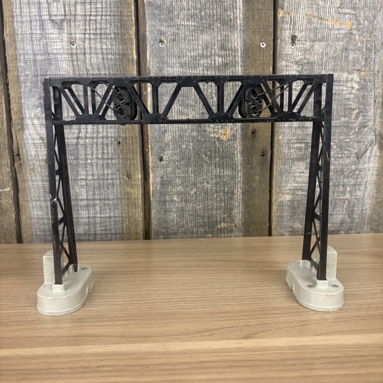 A Group of Vintage Lionel O-Gauge Model Railroad Crossing Accessories