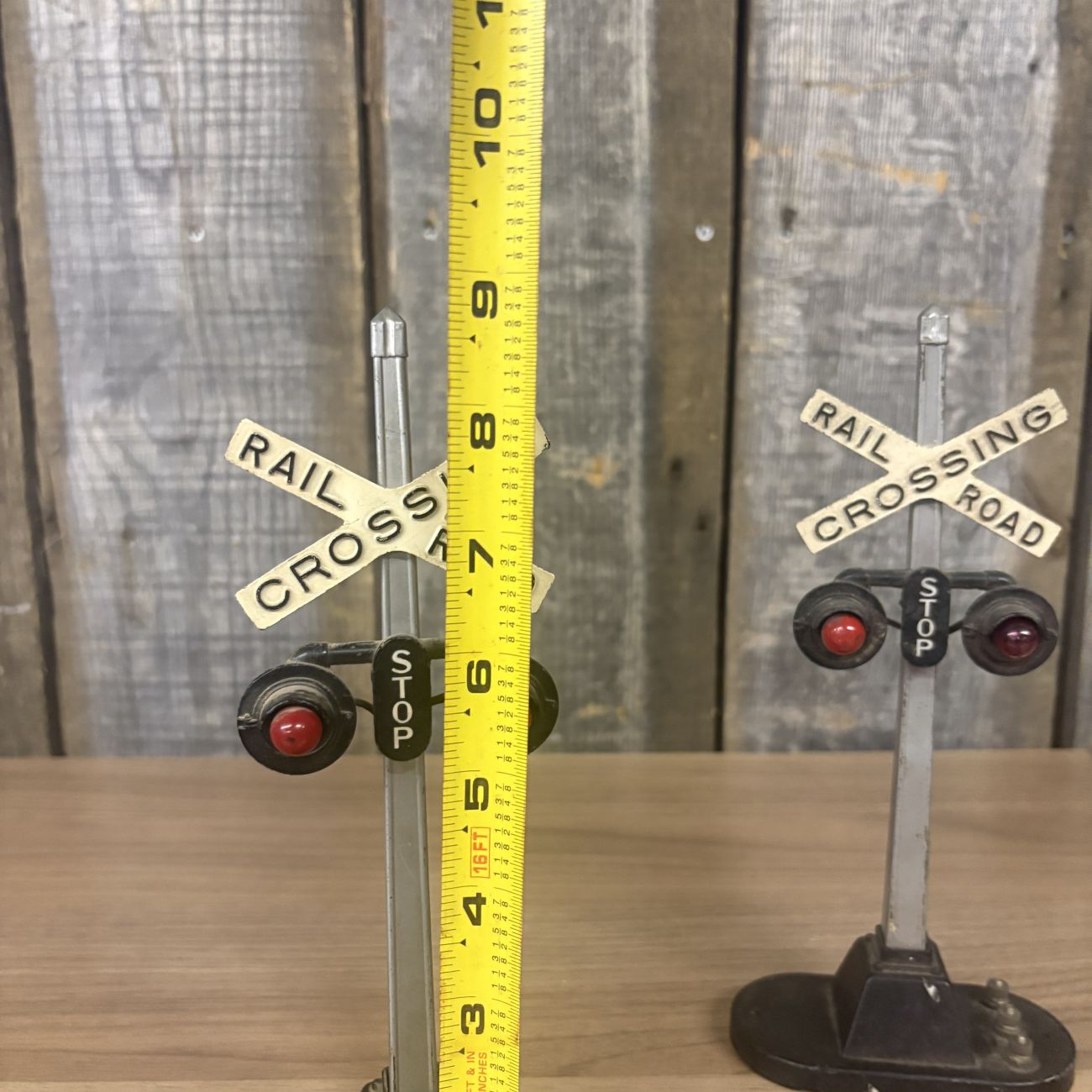 A Pair of Lionel No. 154 Automatic Highway Crossing Signals