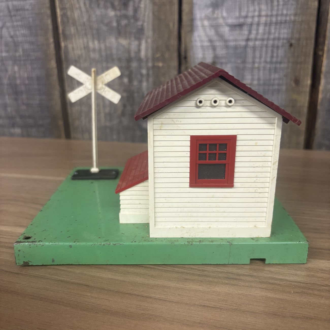 A Pair of Lionel No. 45 and No. 45N Gateman Accessories