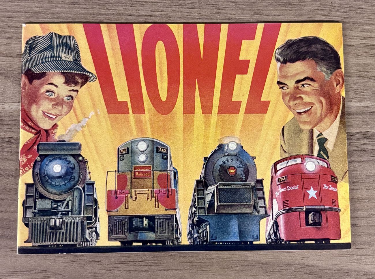 1954 Lionel Trains Consumer Catalog with Original Mailing Envelope