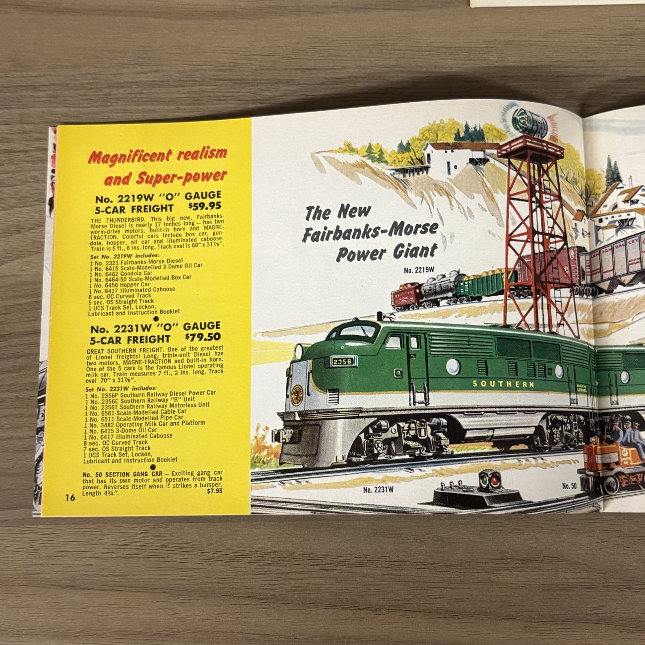 1954 Lionel Trains Consumer Catalog with Original Mailing Envelope