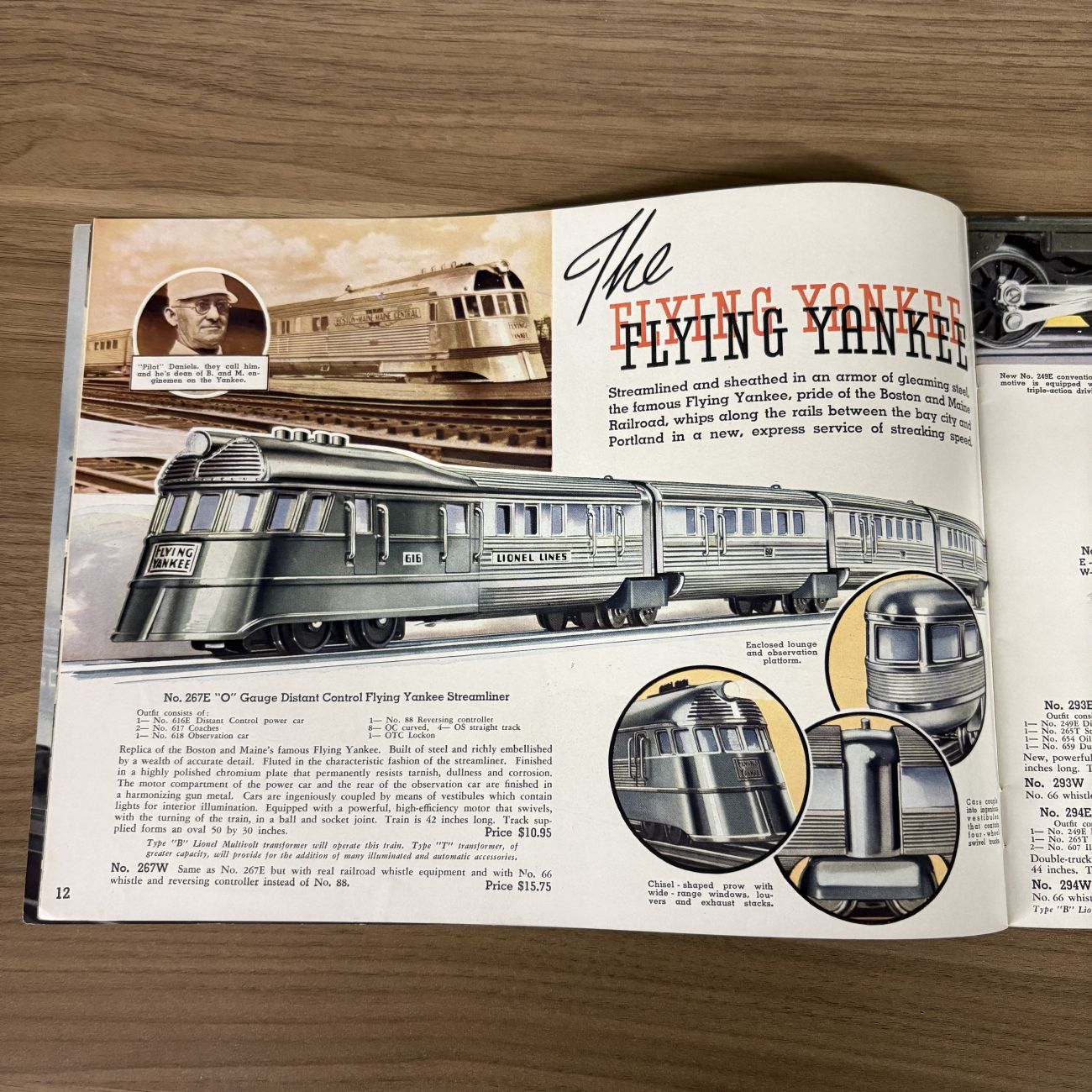 1936 Lionel Model Train Consumer Catalog