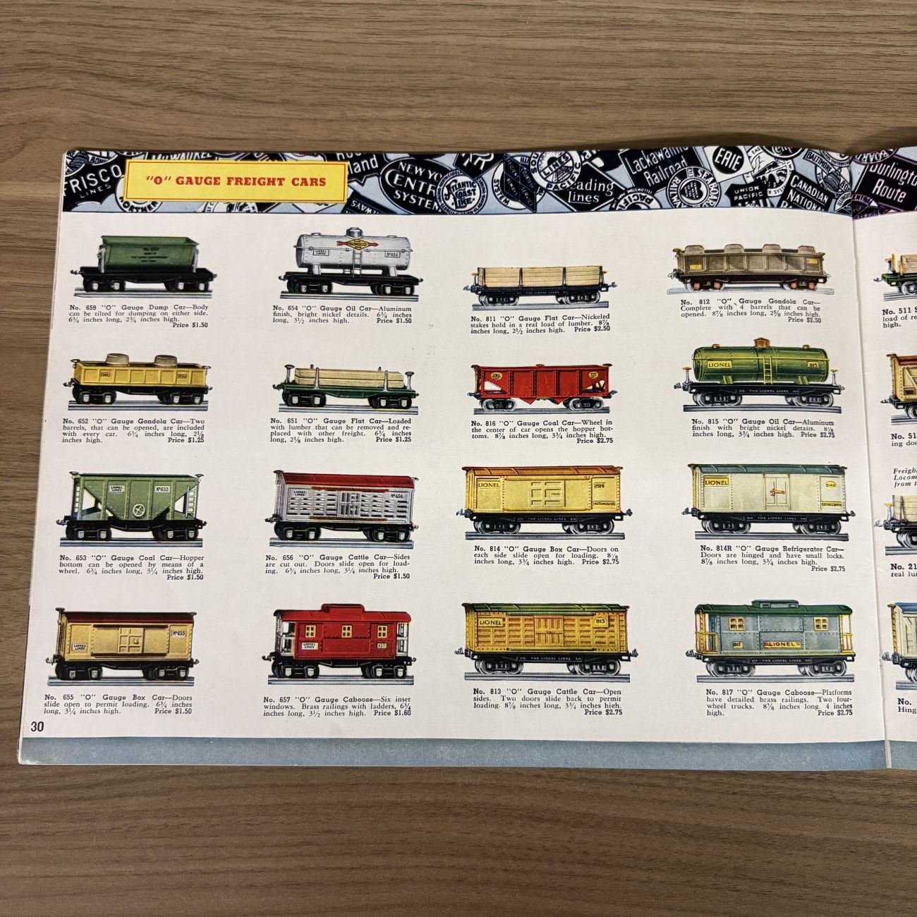 1936 Lionel Model Train Consumer Catalog