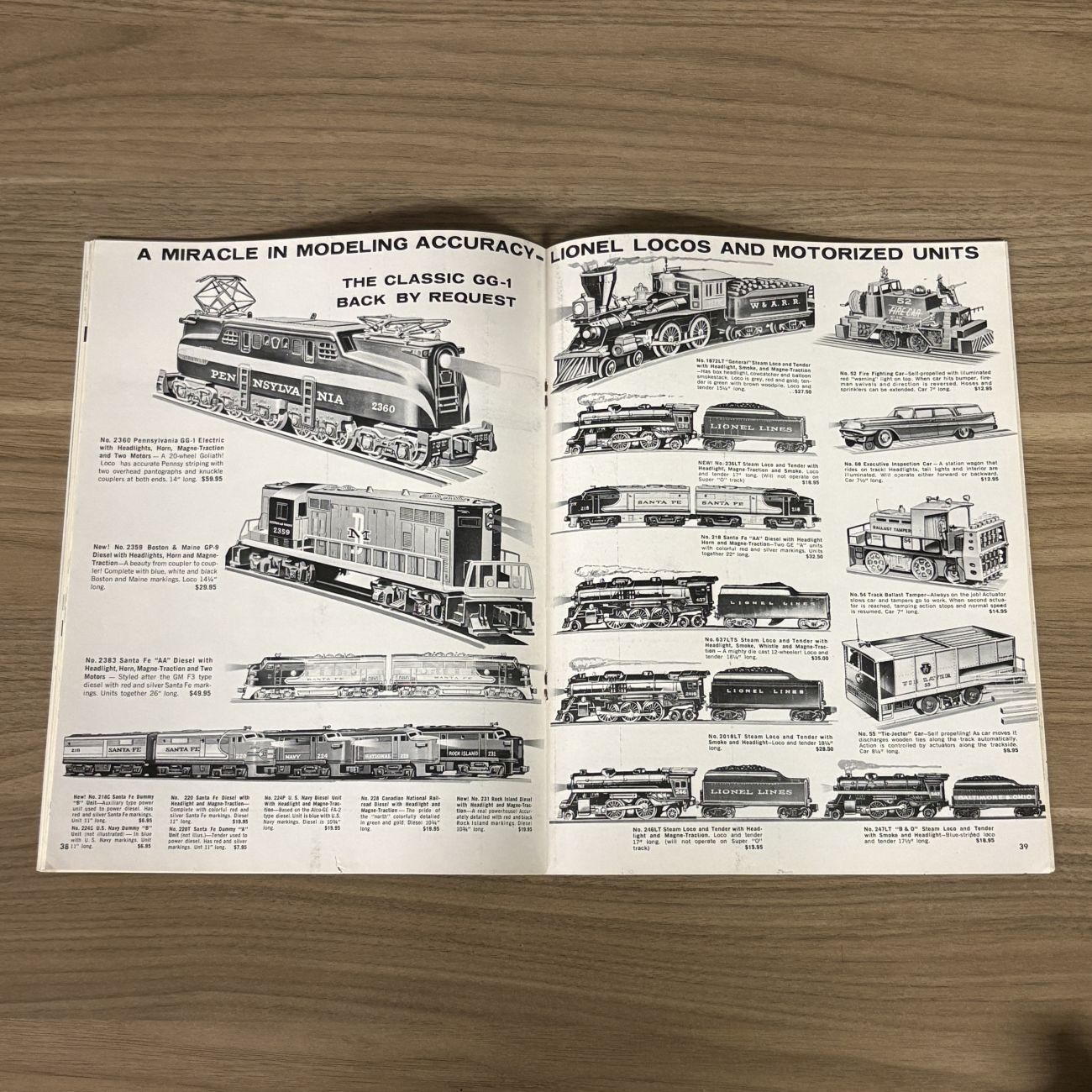 The Lionel Corporation. Lionel 1961: New Science Sets, "O27," HO, Super "O" Train Lines. 1961. Trade Catalog.