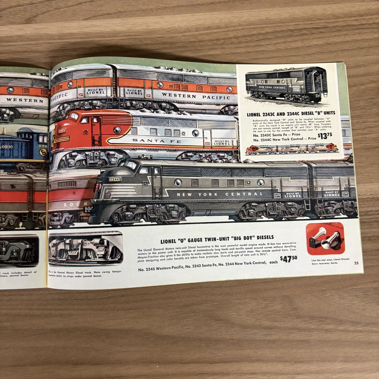 Lionel 1952 Model Train Consumer Product Catalog