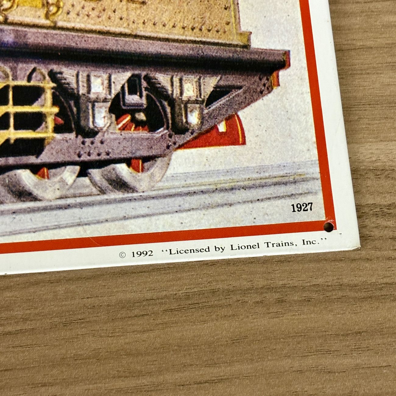 Licensed Lionel Electric Trains 408E Locomotive Embossed Tin Advertising Sign