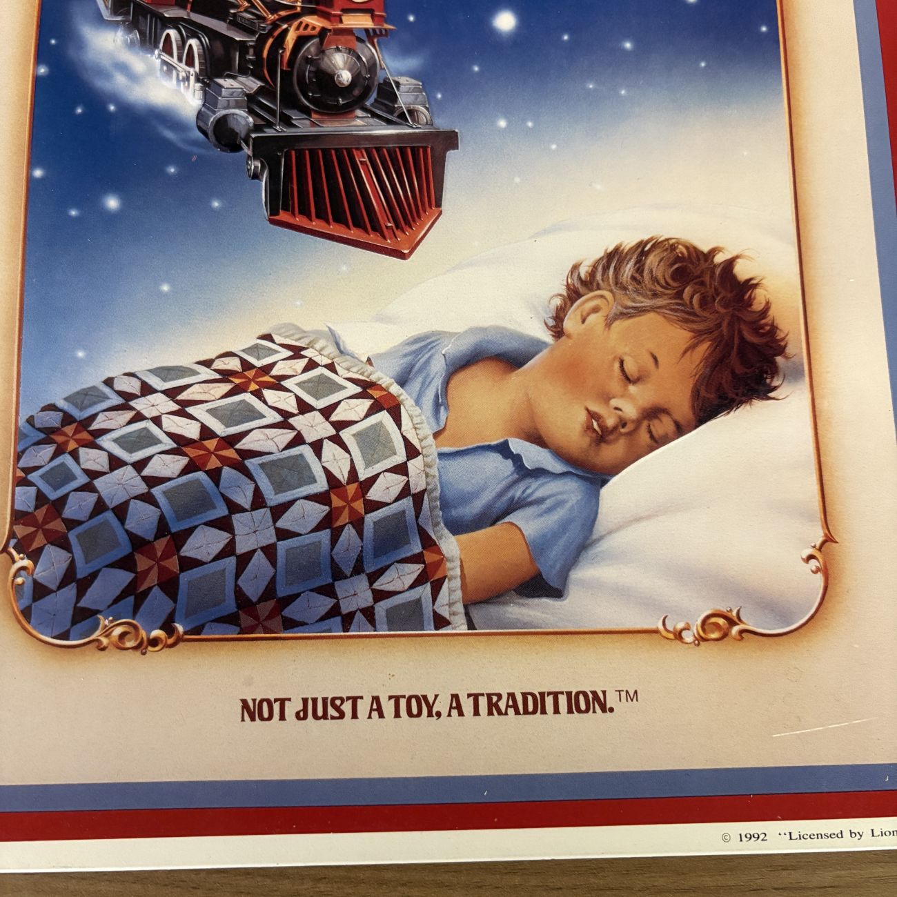 1992 Lionel Trains Embossed Metal Advertising Sign