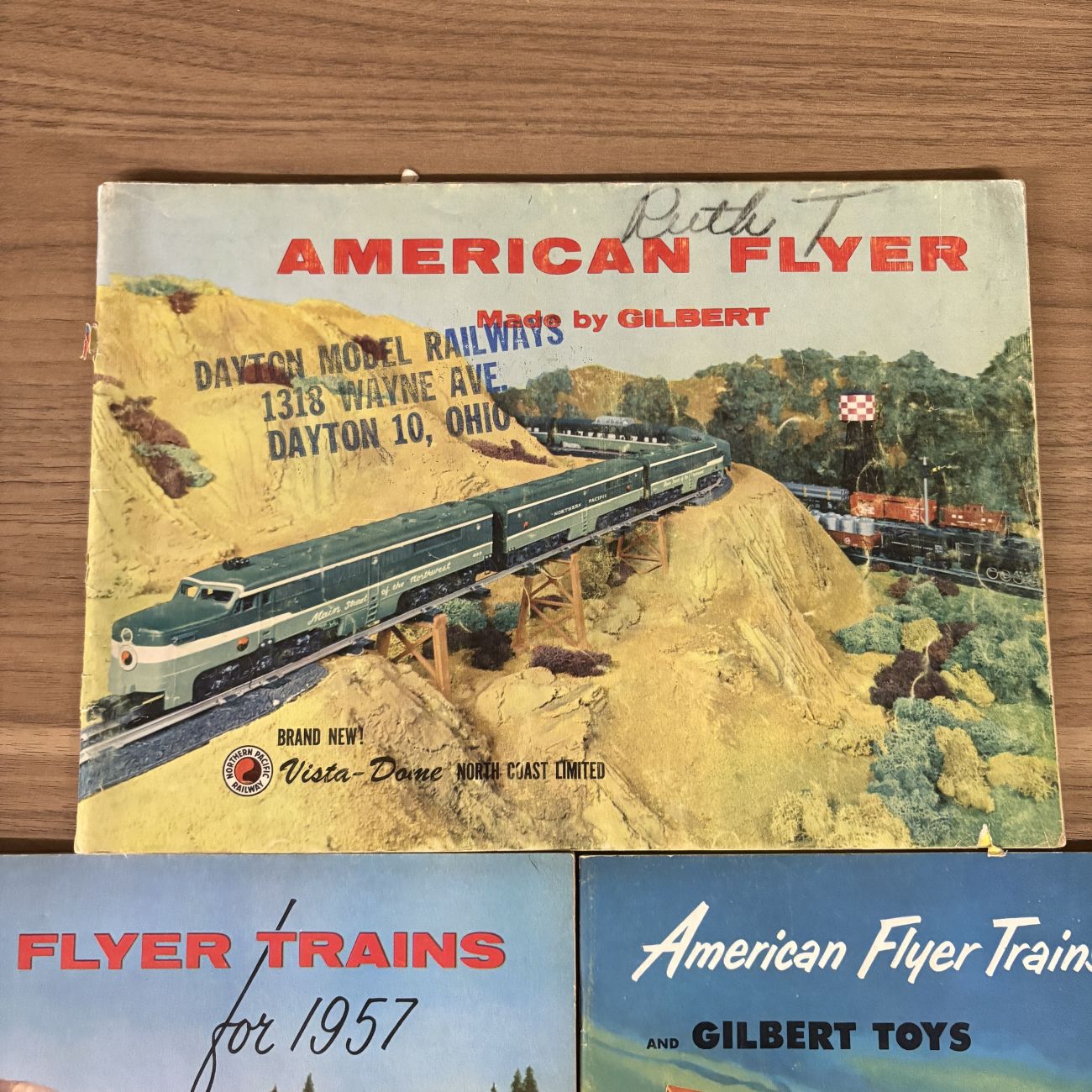 The A. C. Gilbert Company. American Flyer Trains Catalogs. New Haven, 1952-1957.