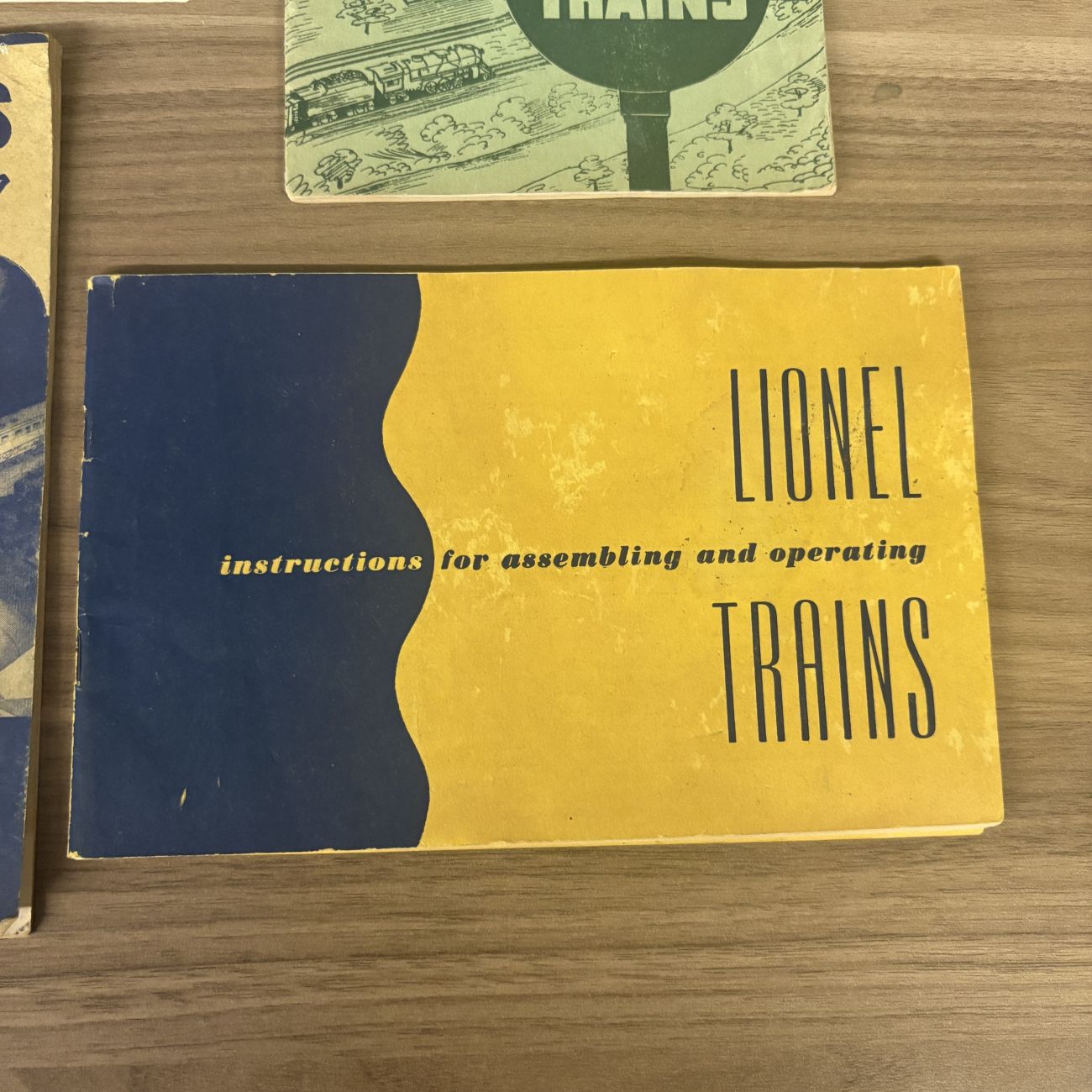 A Collection of Vintage Lionel Train Consumer Catalog and Instruction Manuals