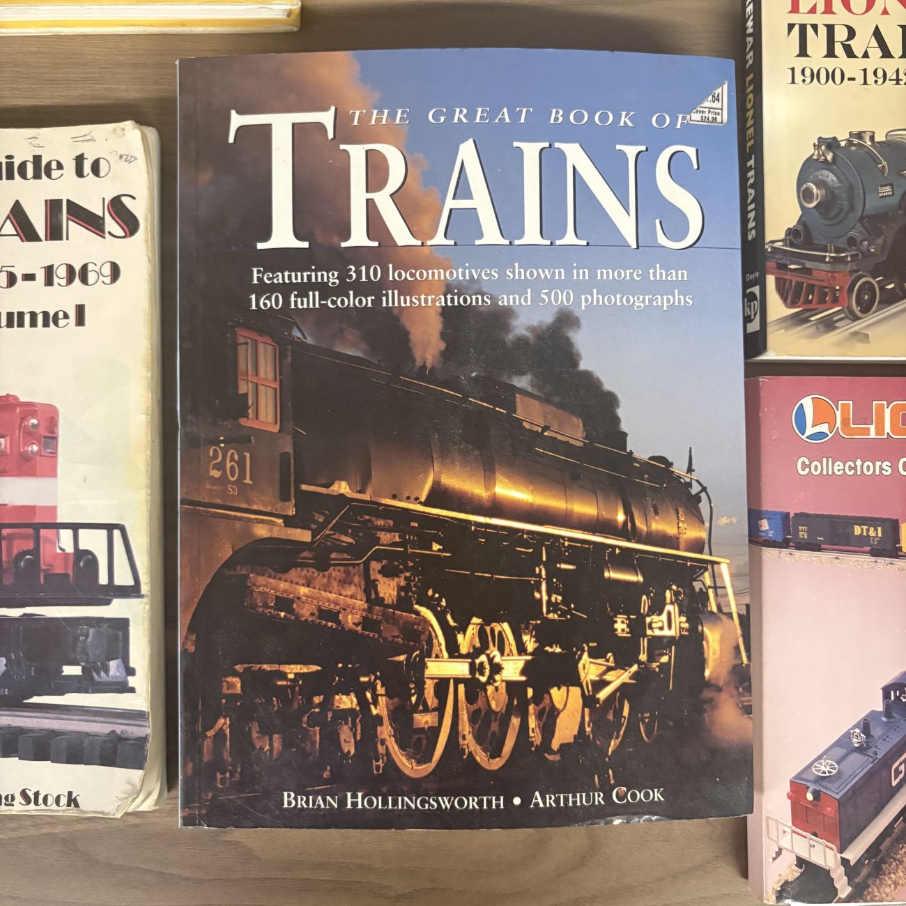 Various Authors. Eight Train Reference Books and Collector Guides. Various Publishers, 1993-2015. (DJ)