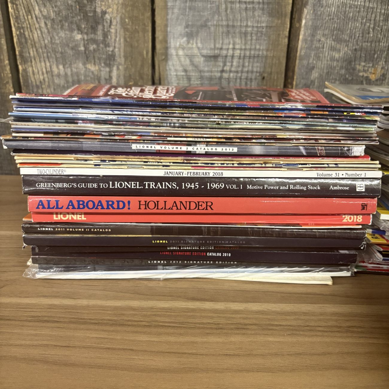 Lionel Model Train Catalogs, Periodicals & Reference Books, 1951-2018