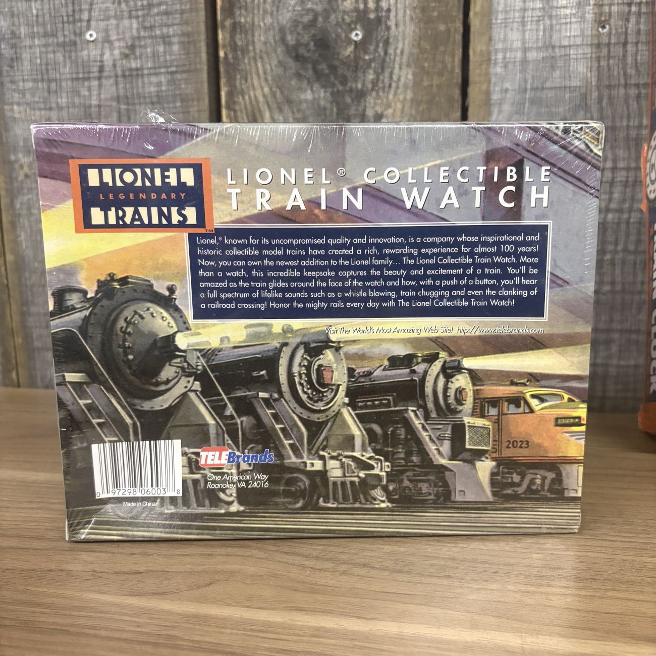 Two Lionel Licensed Timepieces Including 100th Anniversary Train Clock and Collectible Train Watch
