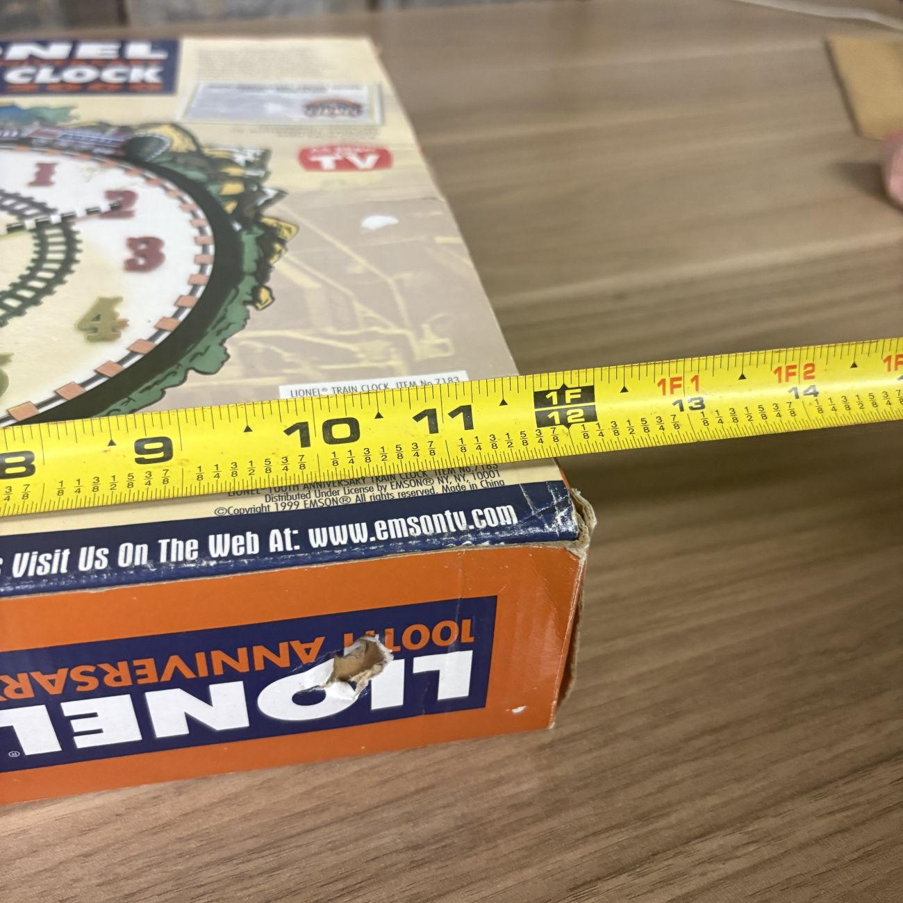 Two Lionel Licensed Timepieces Including 100th Anniversary Train Clock and Collectible Train Watch