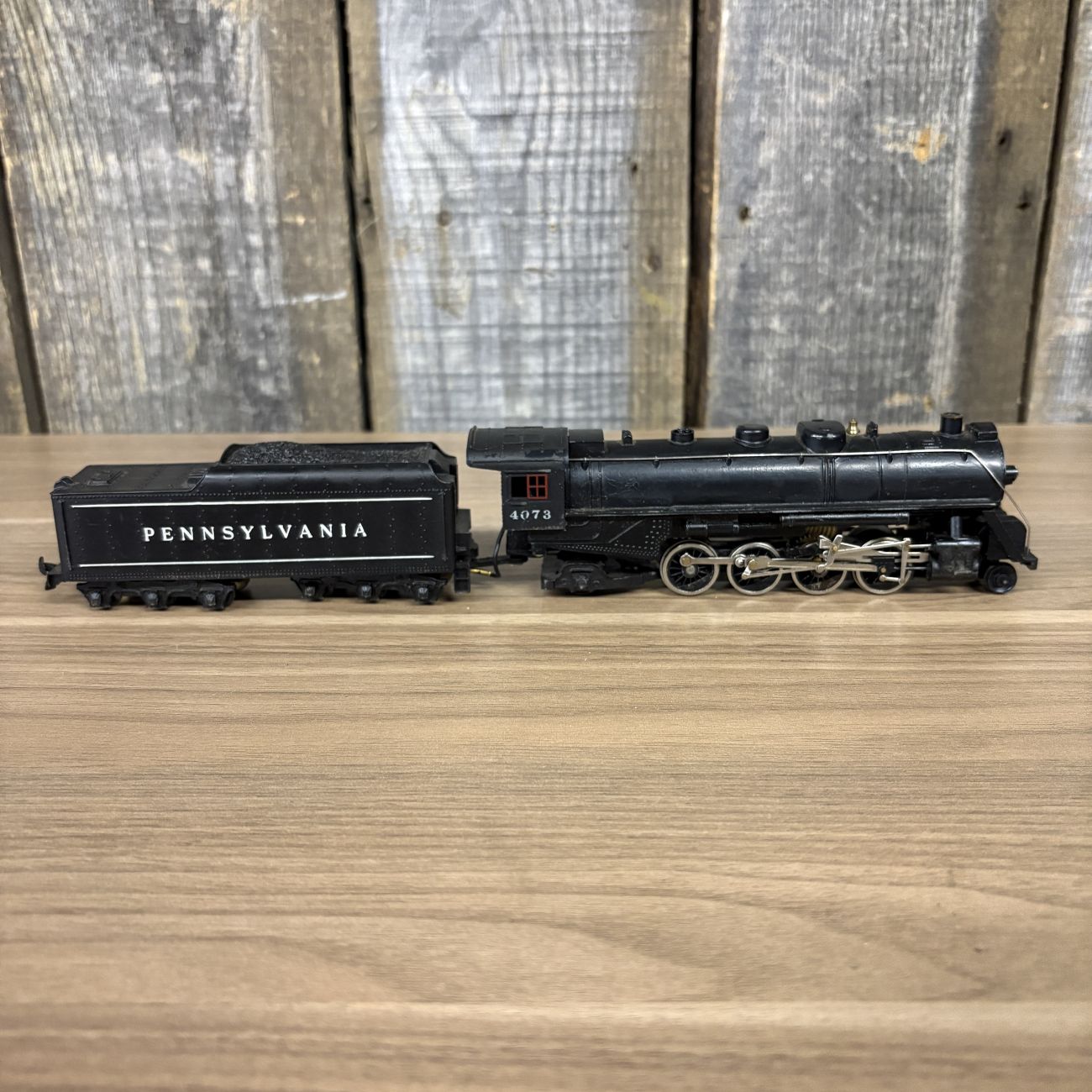 Mantua HO Scale Pennsylvania Railroad 2-8-2 Mikado Steam Locomotive and Tender Number 4073