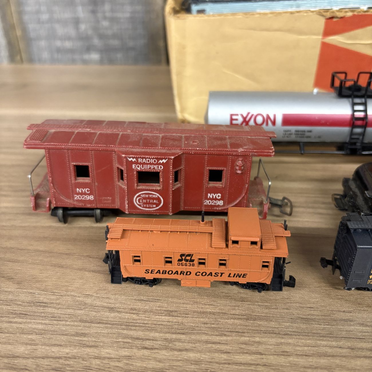 A Collection of Vintage Mantua and Mixed Manufacturer HO Scale Model Train Equipment and Track