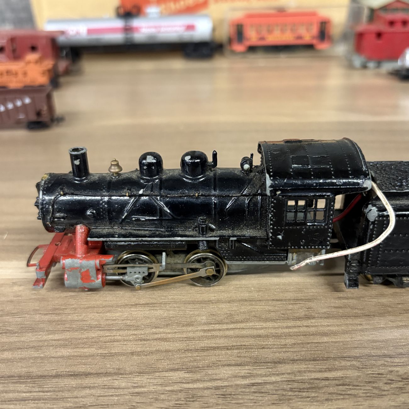 A Collection of Vintage Mantua and Mixed Manufacturer HO Scale Model Train Equipment and Track