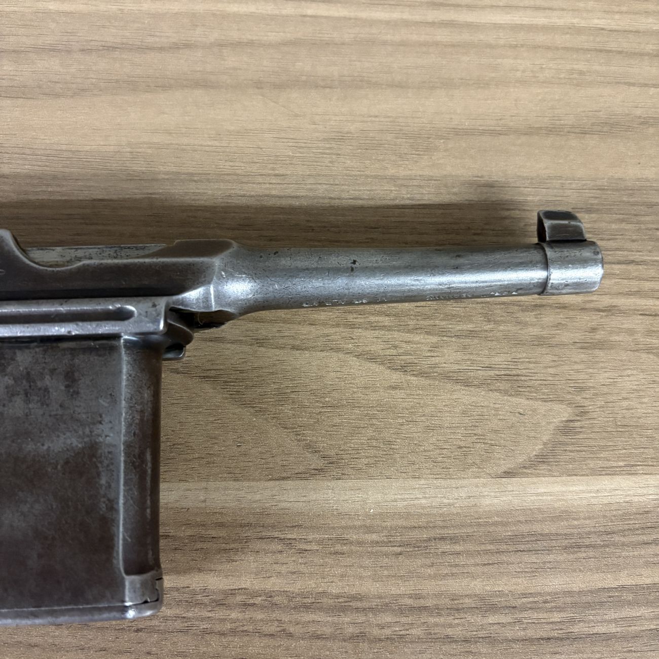 Mauser C96 Semi-Automatic Broomhandle Pistol with Reference Booklet
